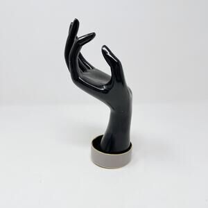 J Crew Chunky Bangle Bracelet Gray Gold Tone 1" Wide Statement Fashion Costume